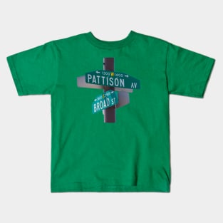 Broad and Pattison Sign Kids T-Shirt